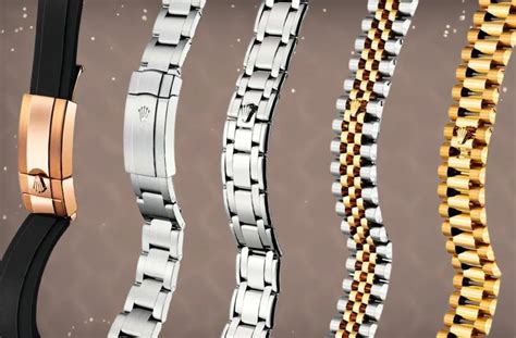 rolex straps size|Rolex strap types.